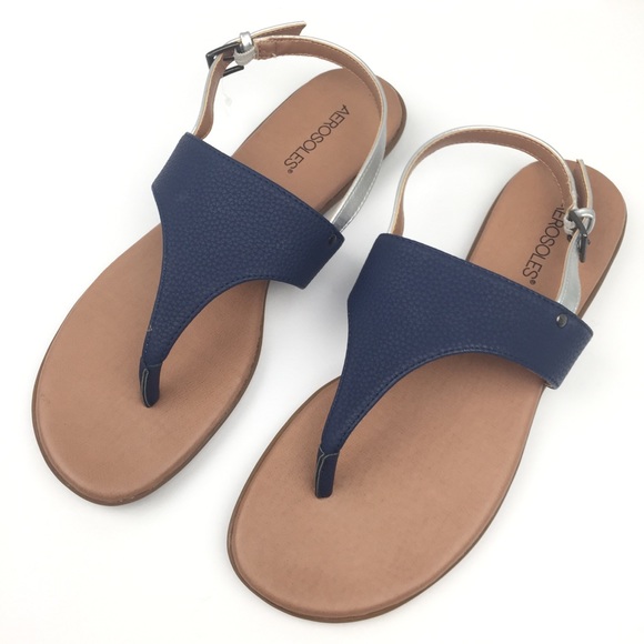 aerosoles navy sandals
